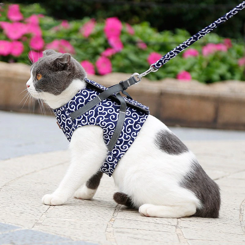 Cat Harness Vest Collar Outdoor Walking