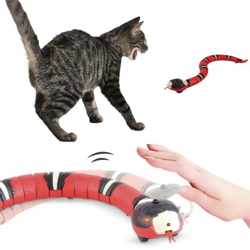 Startling Snake Cat Toy - Tinker toy cat